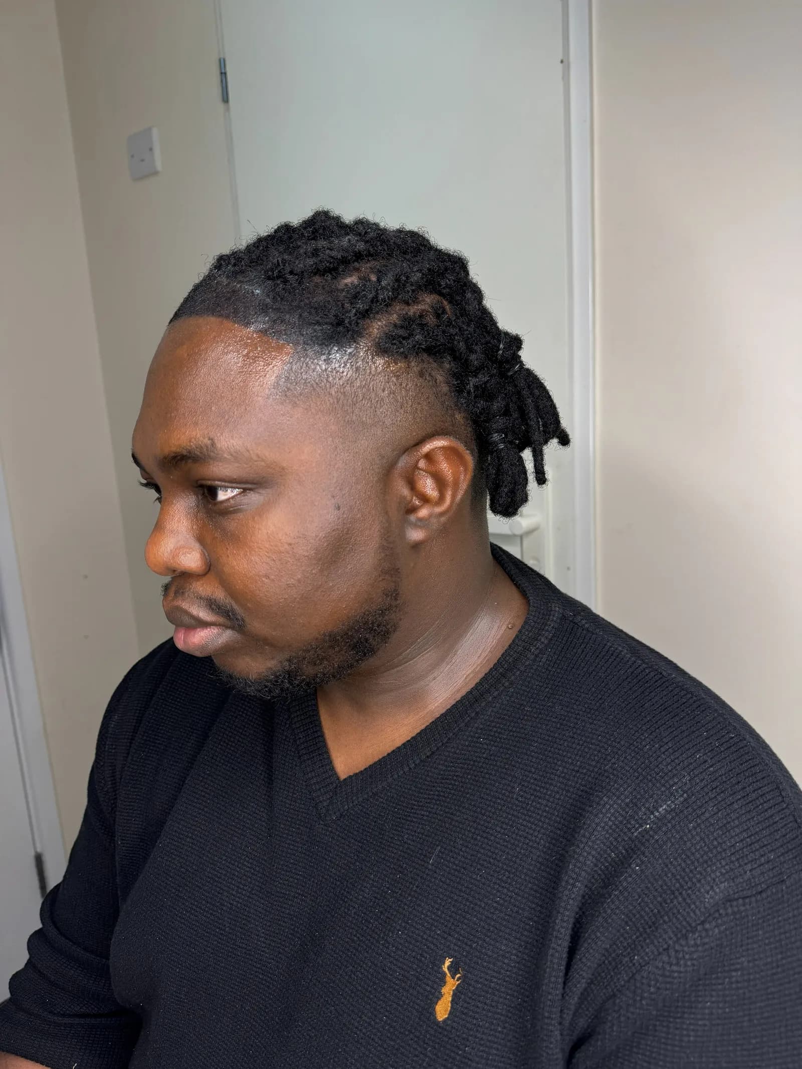 Short locs and beard