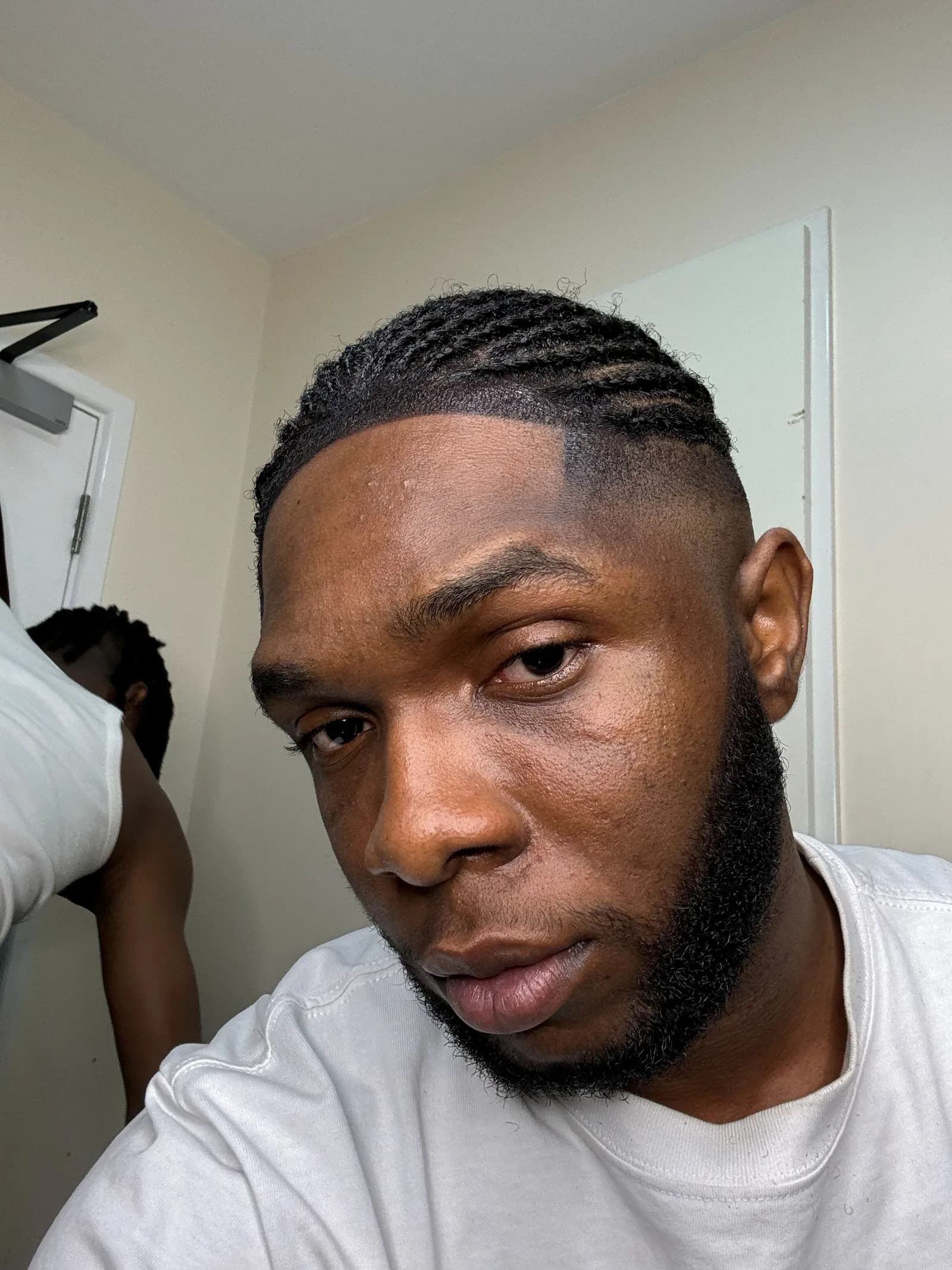 Braids with a sharp beard