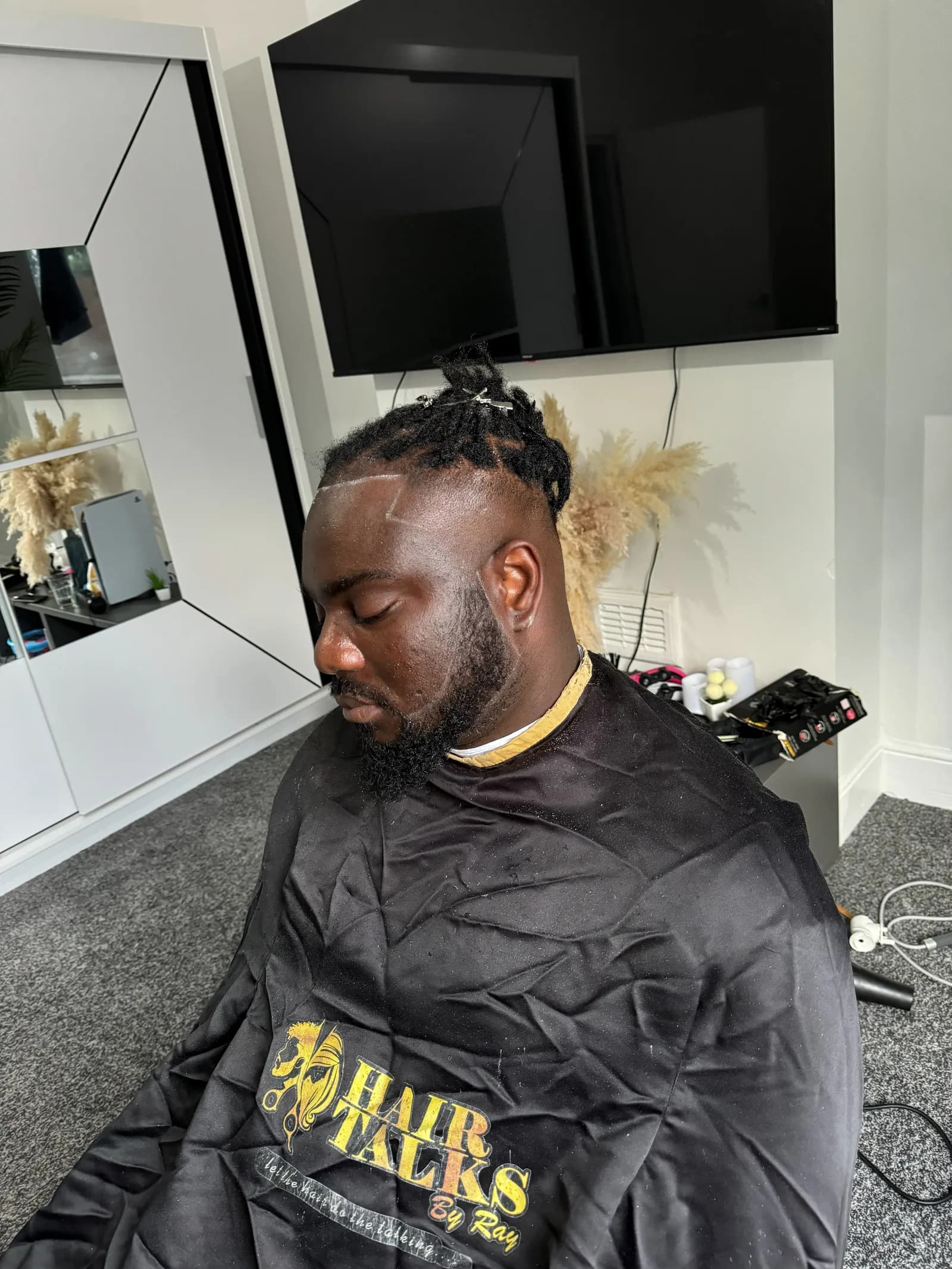 Starting locs in the chair