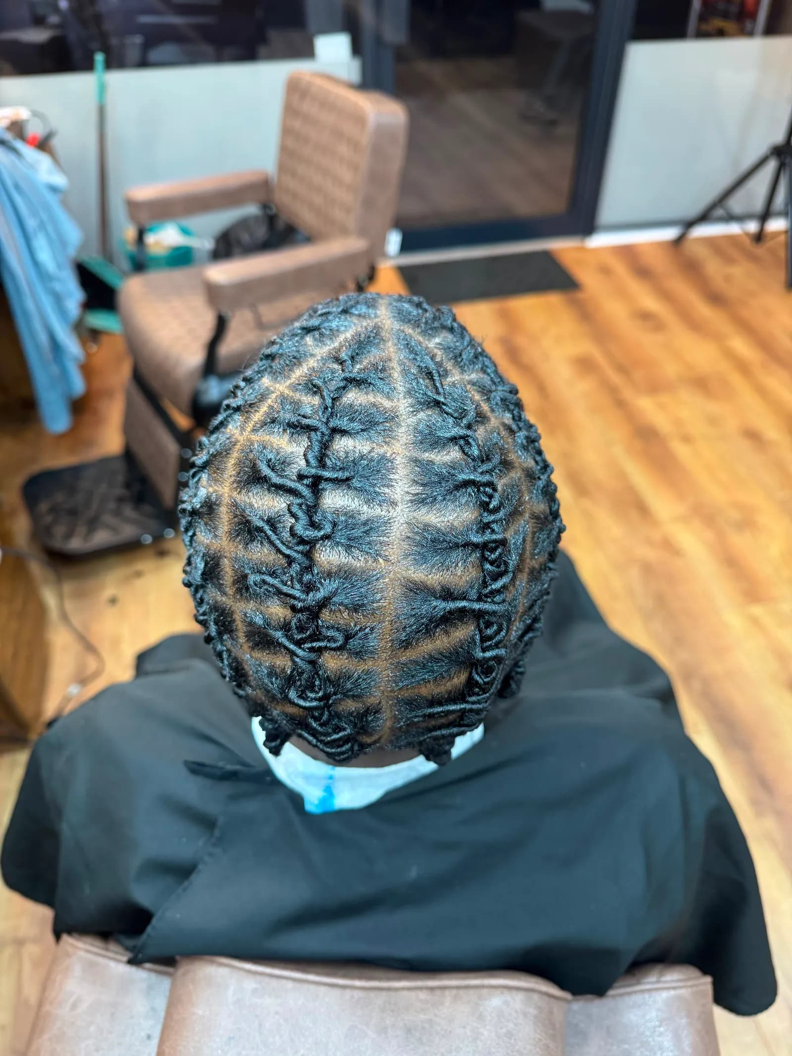 Twisted pattern, back view